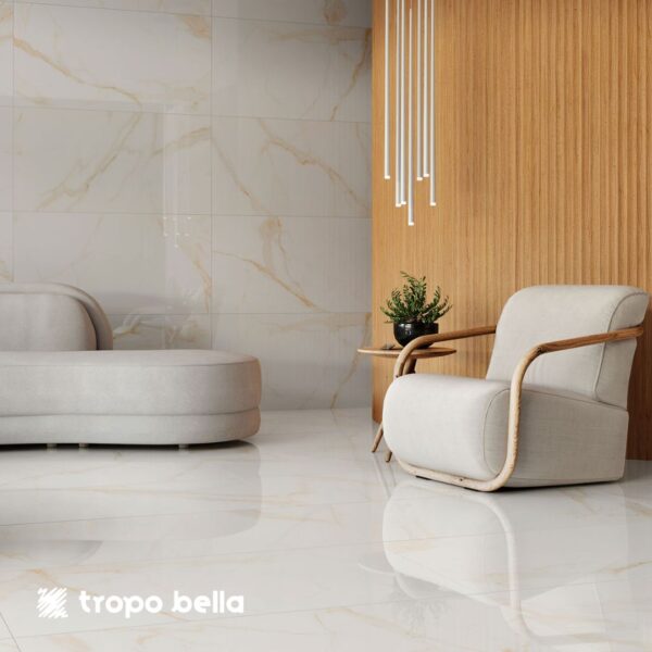 PORCELANATO CALACATTA OURO POL 60X120 DECORTILES - Image 2