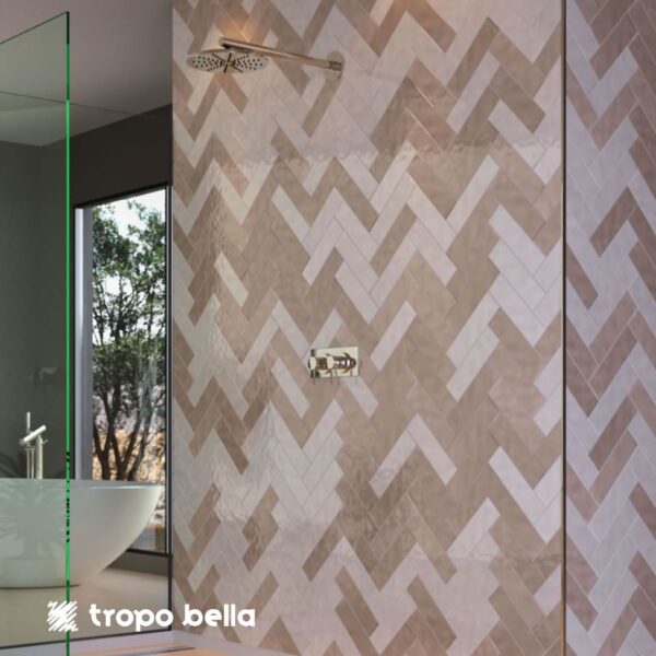 REVESTIMENTO PRISMA OFF WHITE BR 7X25 ELIANE - Imagem 3