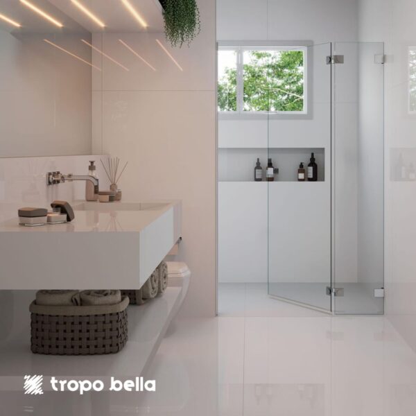 PORCELANATO PURO 15 BRANCO POL 80X160  DECORTILES - Imagem 2