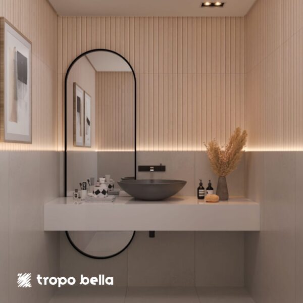 PORCELANATO PURO 15 BRANCO POL 80X160  DECORTILES - Imagem 6