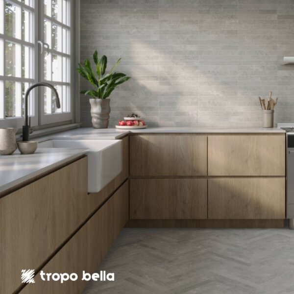 REVESTIMENTO BRAVA GRIS MA 5X40 DECORTILES - Imagem 2