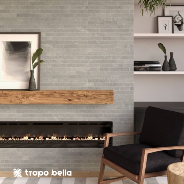 REVESTIMENTO BRAVA GRIS MA 5X40 DECORTILES - Imagem 3