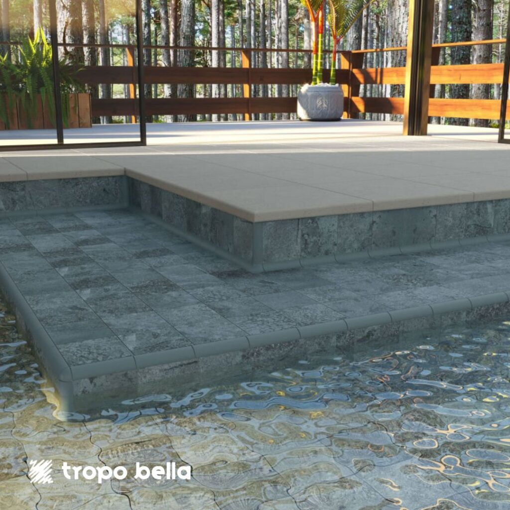 ATOL TURQUESA CANALETA EXT MA 2,5X15 DECORTILES - Tropo Bella