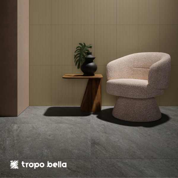 PORCELANATO CITE ITA THOME CARBONO AC 3D 90X90 ELIANE - Imagem 2