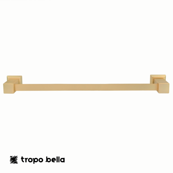 PORTA TOALHA DE BANHO 62CM OURO FOSCO