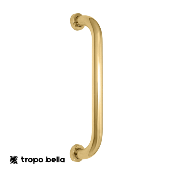 Alça de apoio 40 cm em aço inox ouro. Linha Gold 2024