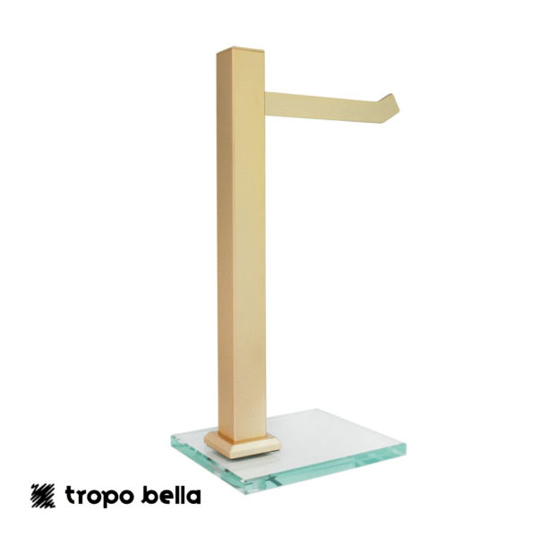 PORTA TOALHA DE BANCADA OURO FOSCO