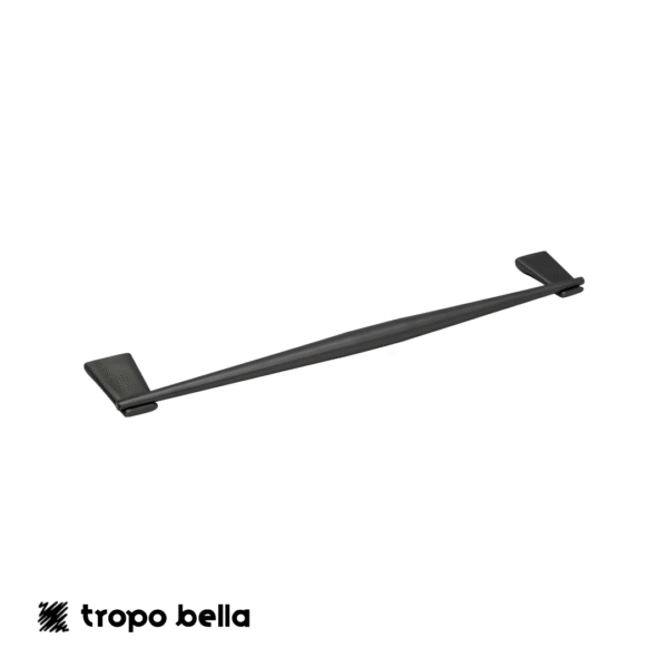 PORTA TOALHA DE BANHO 60CM CONE-GRAFITE ESCOVADO